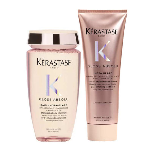 Kérastase Gloss Absolu Shampoo & Conditioner Duo, shampoo and conditioner for long frizzy hair