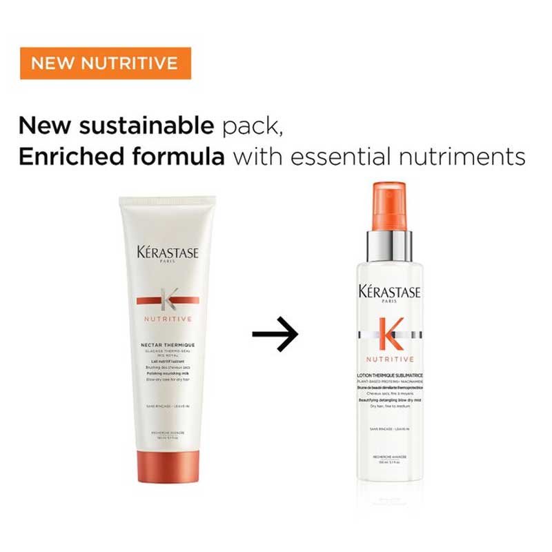 Kérastase, new packaging, haircare for fine to medium hair, stronger hair, essential nutriments