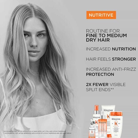 KƩrastase, Nutritive, Hydrating Shampoo, shampoo for dry hair, free from parabens, for sensitive scalp, anti-frizz protection, for split ends