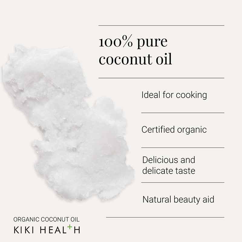 KIKI Health Organic Raw Virgin Coconut Oil Benefits