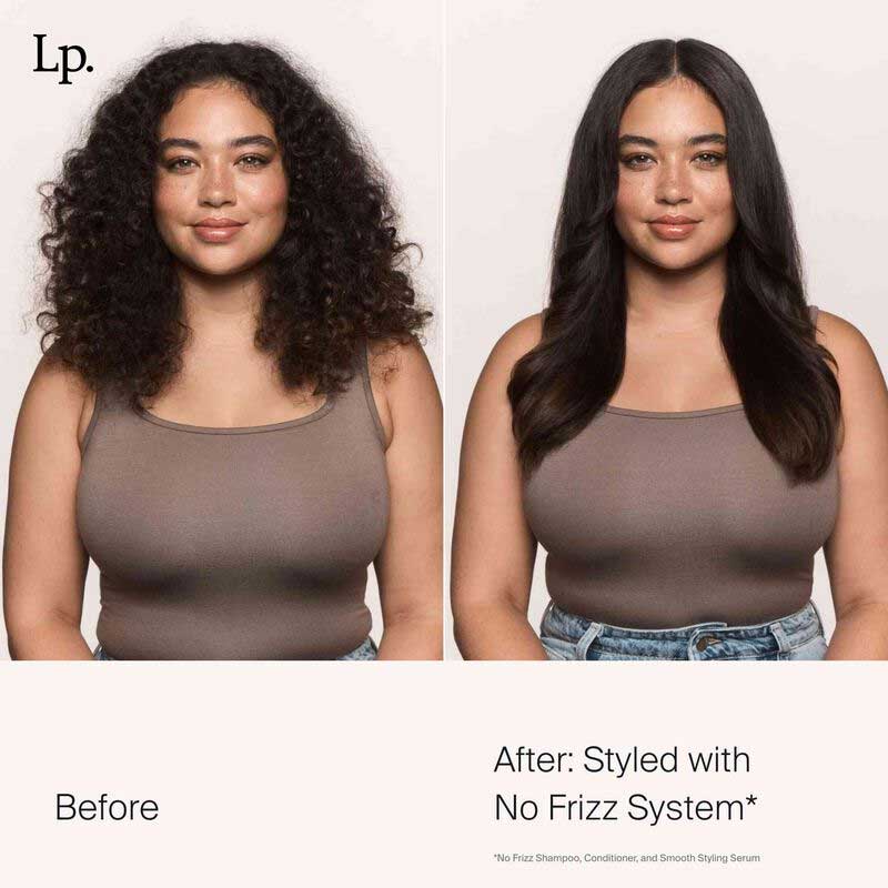 Living Proof No Frizz Smooth Styling Serum | silicone-free | anti-frizz serum | thick hair | coarse hair | impeccable blowout | record time | softness | shine