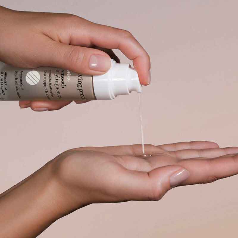 Living Proof No Frizz Smooth Styling Serum | silicone-free | anti-frizz serum | thick hair | coarse hair | impeccable blowout | record time | softness | shine