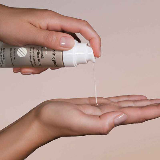 Living Proof No Frizz Smooth Styling Serum | silicone-free | anti-frizz serum | thick hair | coarse hair | impeccable blowout | record time | softness | shine