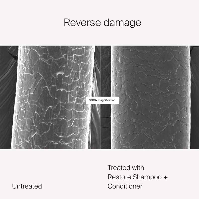 Living Proof Restore Shampoo | deeply fortifying | gently cleanse | reversing damage | look and feel healthier.