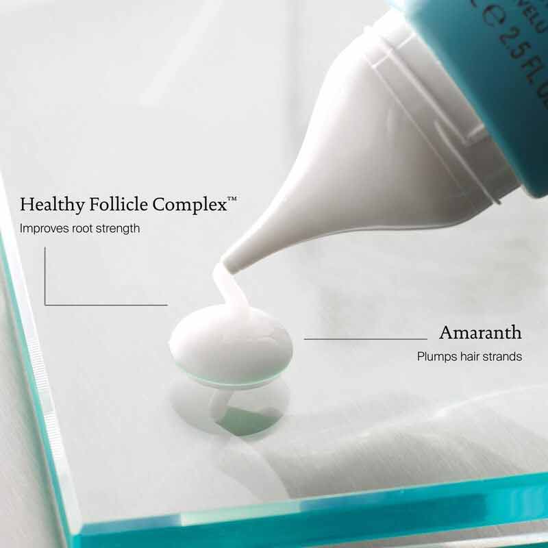 Living Proof Scalp Care Revitalizing Treatment | night-time treatment | ally | environmental stressors | hair grows fuller | thicker | healthier | root | damaged strands | vibrant hair.