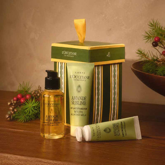 L'Occitane Almond Christmas Ornament Stylised Image