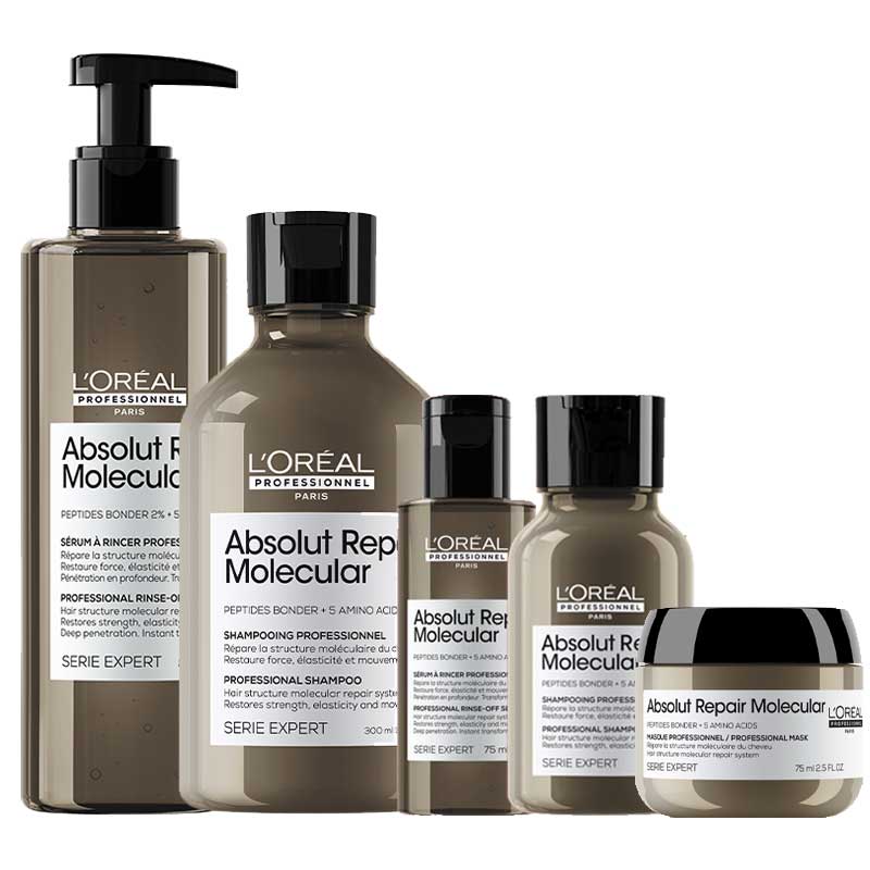 L'Oréal Professionnel Absolut Repair Molecular Home and Away Bundle