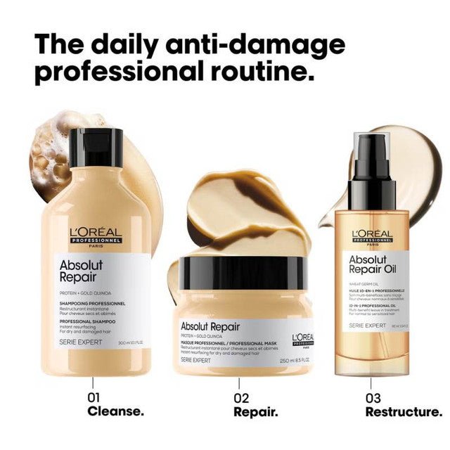 L'Oreal Professionnel Absolut Repair Gift Set, repairing shampoo, hair mask for damaged hair