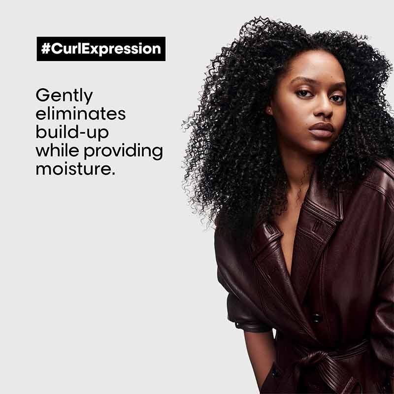 L'Oréal Professionnel Curl Expression Clarifying & Anti-Build Up Shampoo for Curls & Coils | eliminate product build up for curly hair