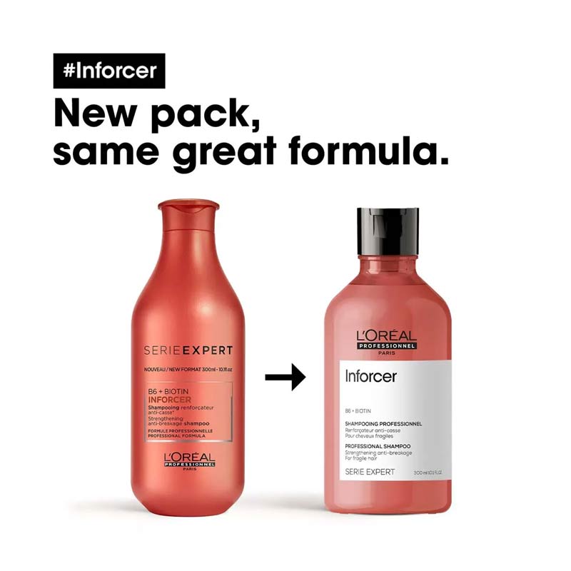 L'Oreal Professionnel Inforcer Shampoo | breaking hair shampoo | weak hair treatment