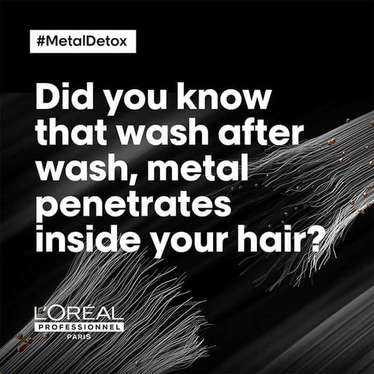 L’Oréal Professionnel Metal Detox Shampoo - detoxifies and brightens