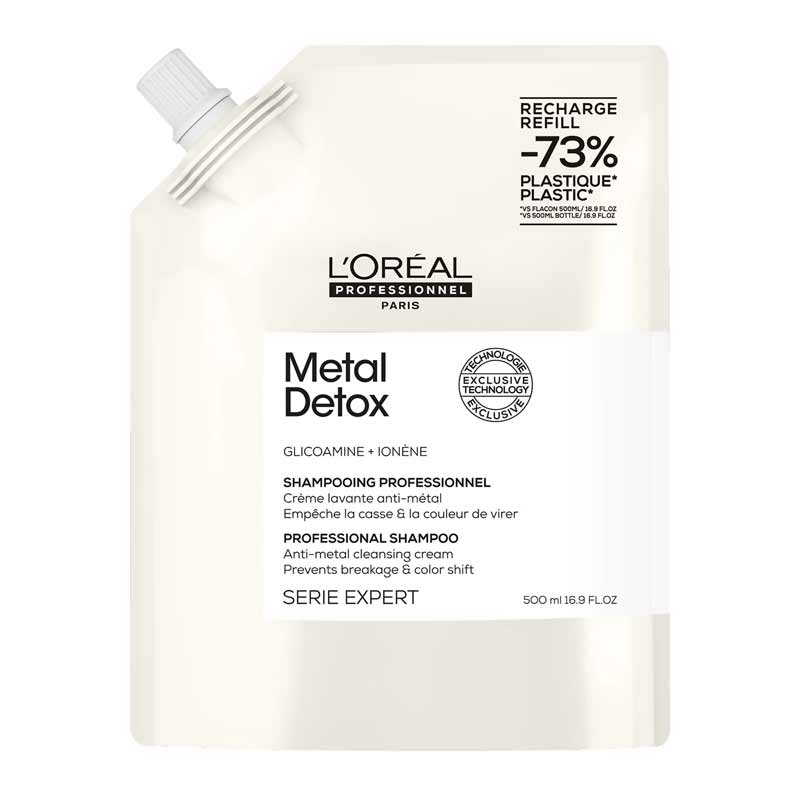 L’Oréal Professionnel Metal Detox Anti-Metal Cleansing Cream Shampoo 500ml Refill