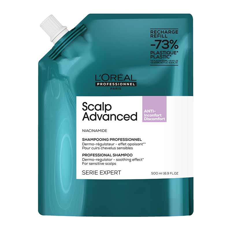 L'Oréal Professionnel Serié Expert Scalp Advanced Anti-Discomfort Dermo-Regulator Shampoo 500ml Refill