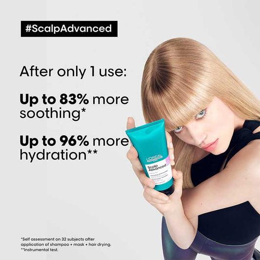 L'Oréal Professionnel Serié Expert Scalp Advanced Anti-Discomfort Hair Treatment | Hair treatment | scalp advanced | scalp solutions | dry hair | dehydrated hair | hair mask