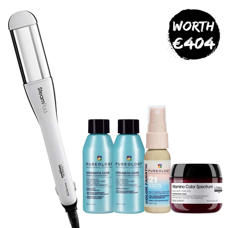 L'Oral Professionnel SteamPod 4.0 + Four FREE Minis  Cloud 10 Beauty