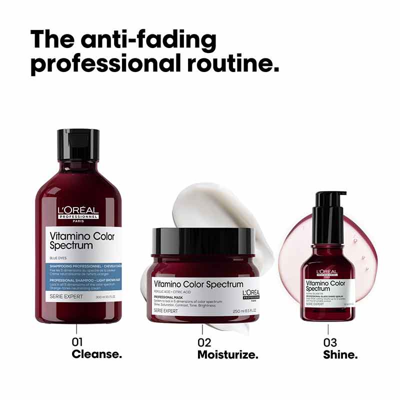 L'Oréal Professionnel, L'Oréal Professionnel Vitamino Color Spectrum Blue Tinted Range for Light Brown Coloured Hair