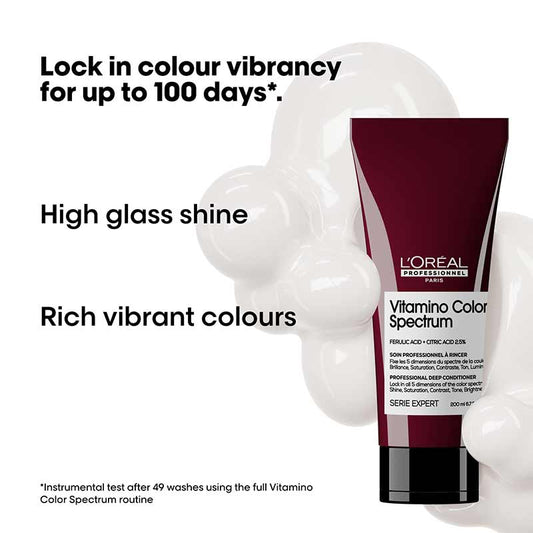 L'Oreal Professionnel Vitamino Color Spectrum Conditioner key Benefits
