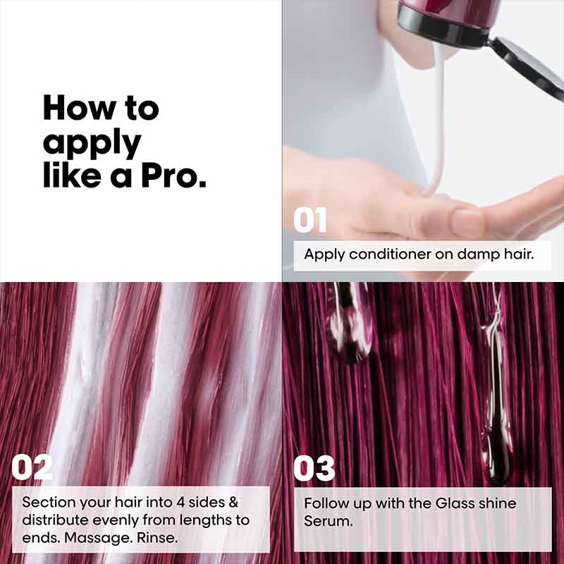 How to use the L'Oreal Professionnel Vitamino Color Spectrum Conditioner