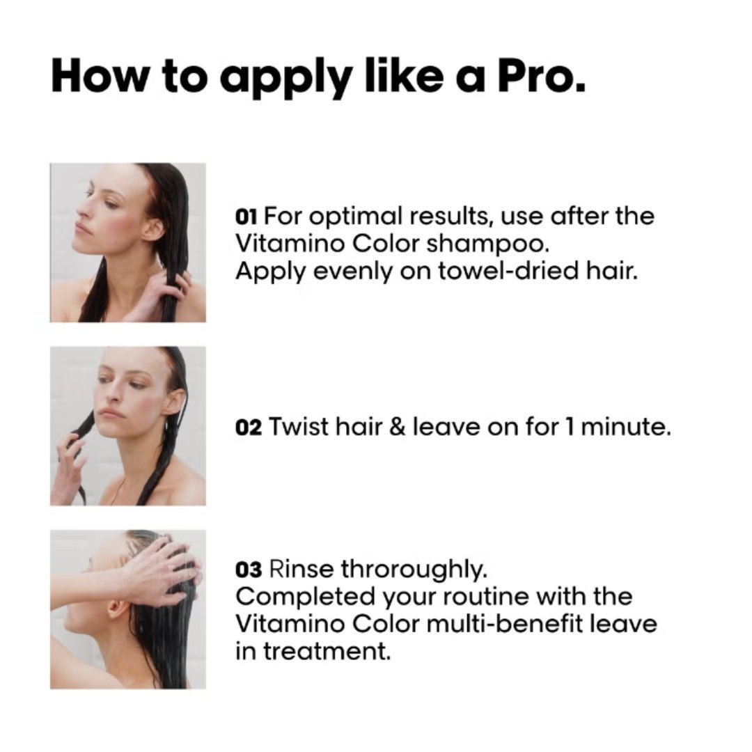 L'Oréal Professionnel Vitamino Colour Gift Set, How to apply colour treatment