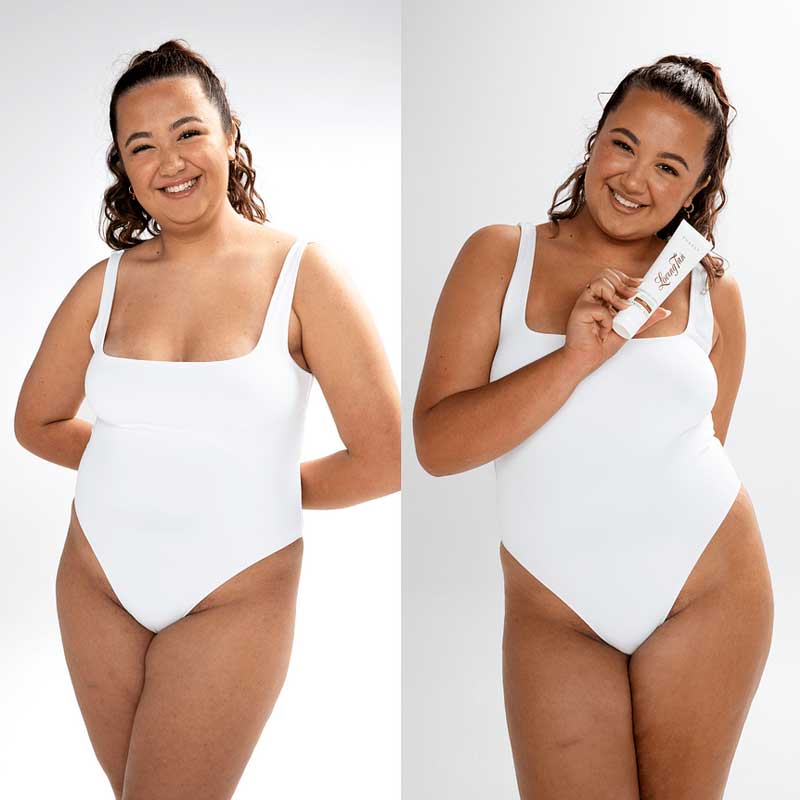 Loving Tan | Purest | Tanning | Lotion | 97% | certified | organic | naturally derived | ingredients | natural | Cocoa | Cucumber | Pomegranate | nourishing | formula | Quick-drying | dermatologically tested