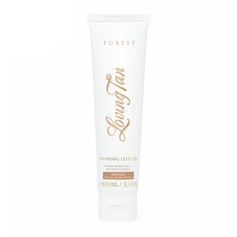 Loving Tan | Purest | Tanning | Lotion | 97% | certified | organic | naturally derived | ingredients | natural | Cocoa | Cucumber | Pomegranate | nourishing | formula | Quick-drying | dermatologically tested