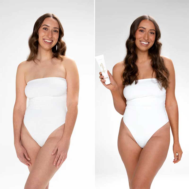 Loving Tan | Purest | Tanning | Lotion | 97% | certified | organic | naturally derived | ingredients | natural | Cocoa | Cucumber | Pomegranate | nourishing | formula | Quick-drying | dermatologically tested