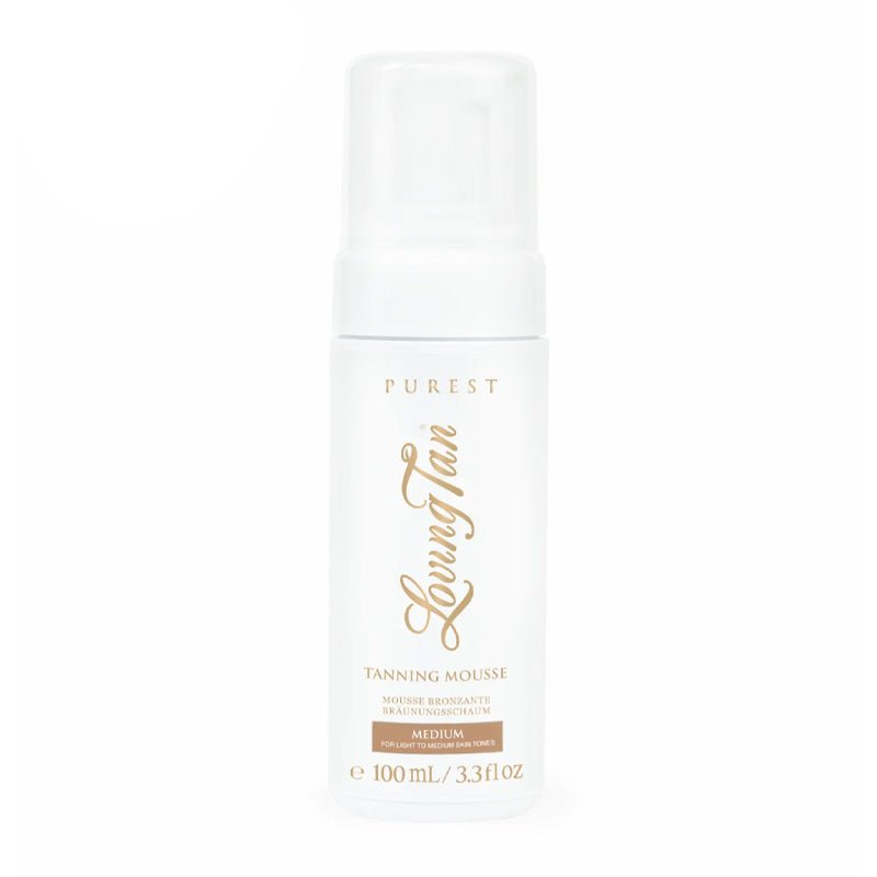 Loving Tan | Purest | Tanning Mousse | 97% | certified organic | naturally derived | natural | Cocoa | Papaya | Pomegranate | nourishing | rejuvenates | Quick-drying | Dermatologically tested