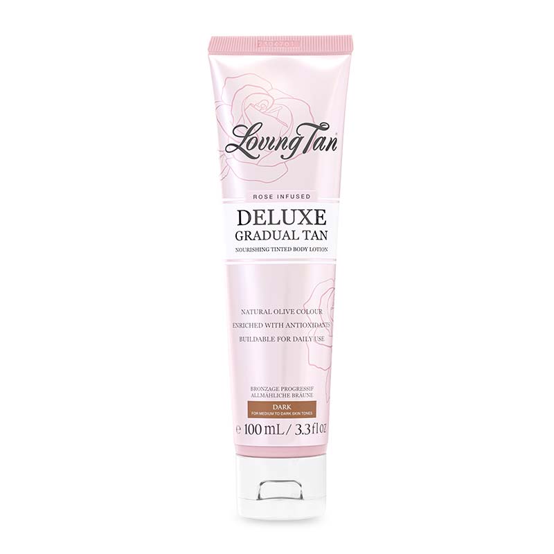 Loving Tan Deluxe Gradual Tan Dark Rose | loving tan | tan | sun kissed tan | dark tan | natural looking tan