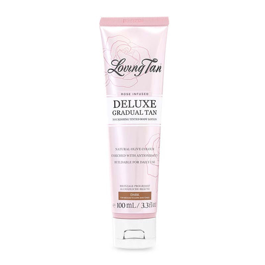 Loving Tan Deluxe Gradual Tan Dark Rose | loving tan | tan | sun kissed tan | dark tan | natural looking tan