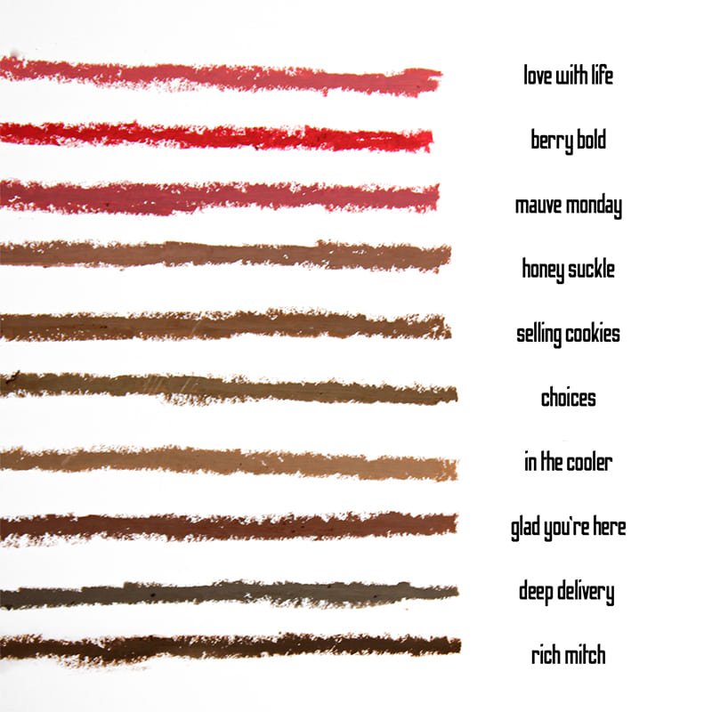 Made By Mitchell | All Lip | No Trip | Lip Liner Pencil | smudge | no budge formula | precise definition | lips that last | No more sharpeners | retractable | on-the-go ease