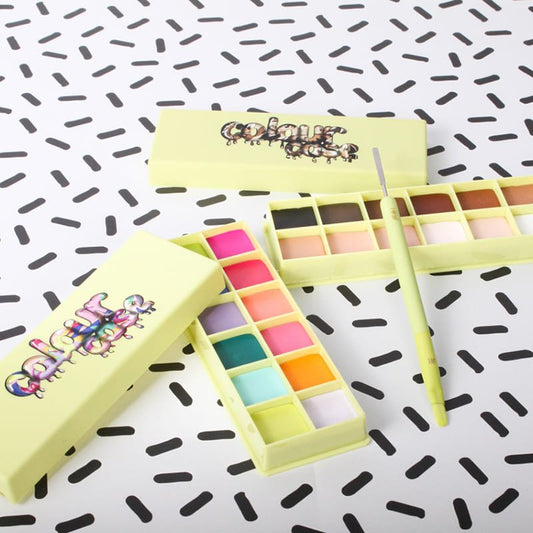 Made by Mitchell | Colour Case Set | makeup palette | multi-use | creative tool | explore | customize | makeup looks | mixing | eyebase | colour correcting | cut creasing | matte finish | make up artist