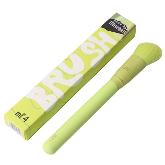 Made By Mitchell | Face Brush | MF4 | all rounder | blend | base layers | angled | soft brush | under the eyes | around the face | flawless