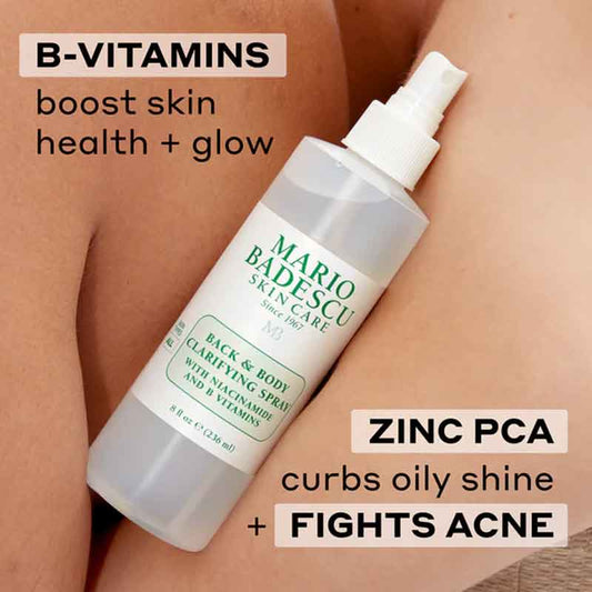 Mario Badescu Back and Body Clarifying Spray Ingredients Image