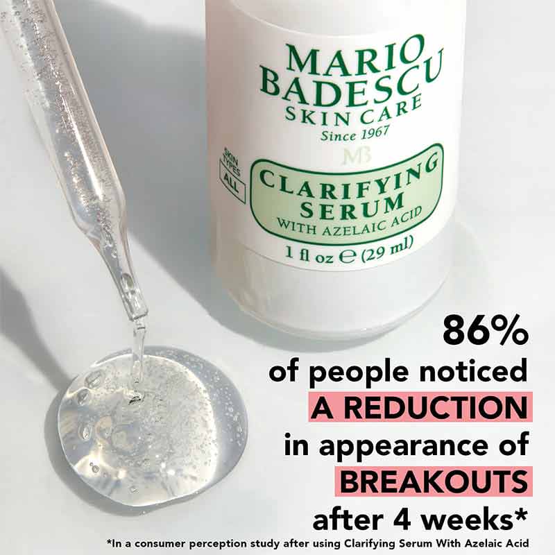 Mario Badescu, Mario Badescu Clarifying Serum With Azelaic Acid, reduction in breakouts, serum for skin