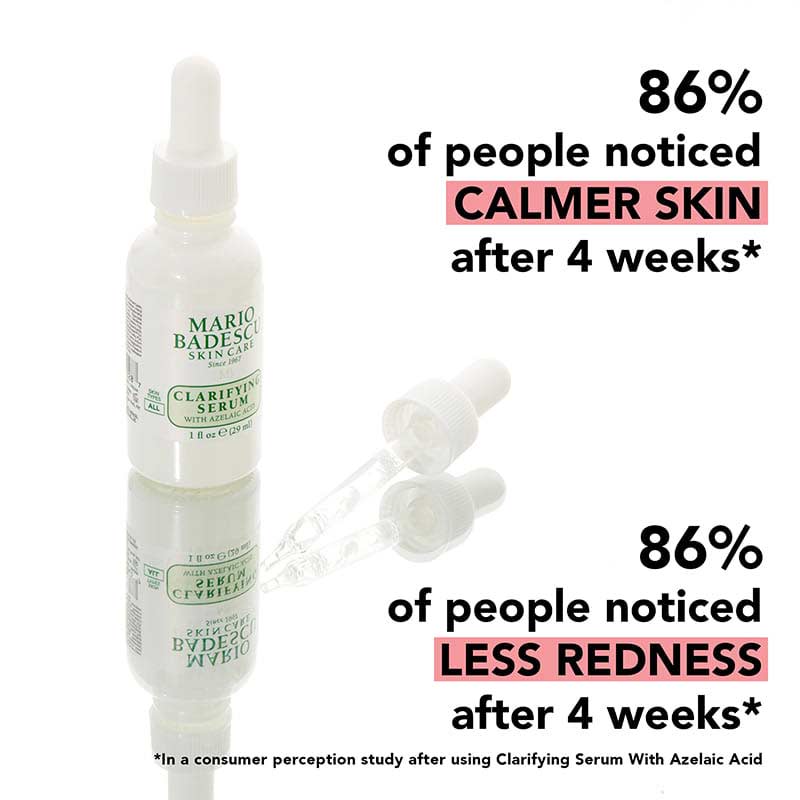 Mario Badescu, Mario Badescu Clarifying Serum With Azelaic Acid, calmer skin, less skin redness