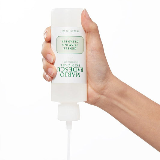 Mario Badescu Gentle Foaming Cleanser, skincare routine, face cleanser, cleanser for all skin types