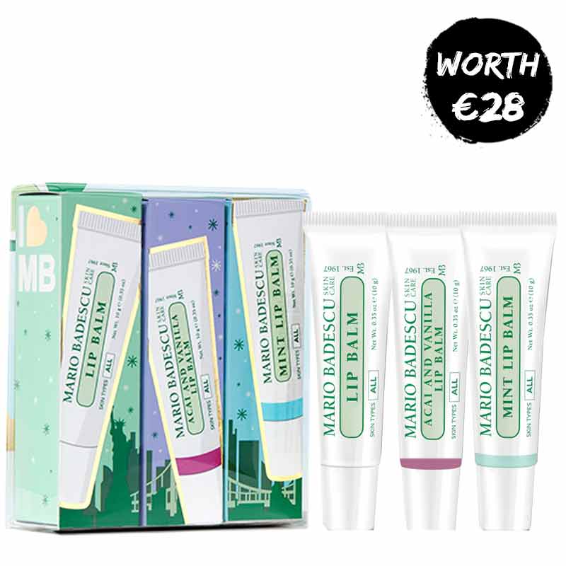 Mario Badescu Lip Balm Trio Gift Set
