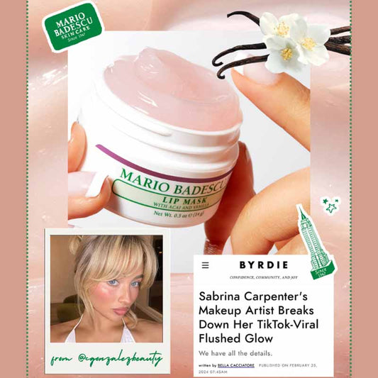 Mario Badescu, Mario Badescu Lip Mask With Acai & Vanilla, Sabrina Carpenter, Sabrina Carpenter Makeup