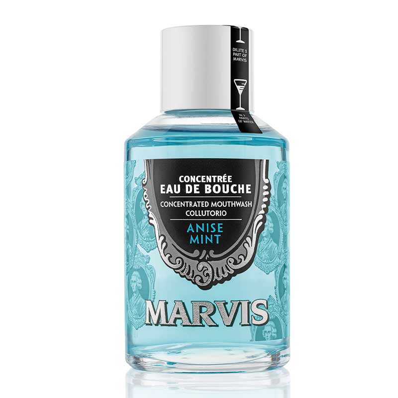 Marvis | Anise | Mint | Mouthwash | Italian | protect | clean | freshen | concentrated | unique flavour | spicy | cooling | revitalising | long lasting freshness