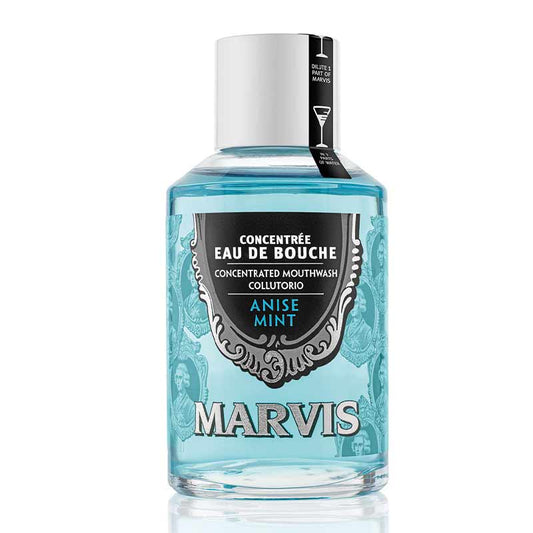 Marvis | Anise | Mint | Mouthwash | Italian | protect | clean | freshen | concentrated | unique flavour | spicy | cooling | revitalising | long lasting freshness