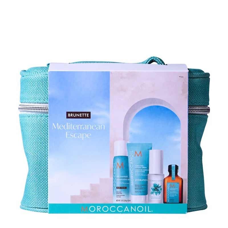 Moroccanoil Brunette Mediterranean Escape Haircare Gift Set Outer Box With Sleeve
