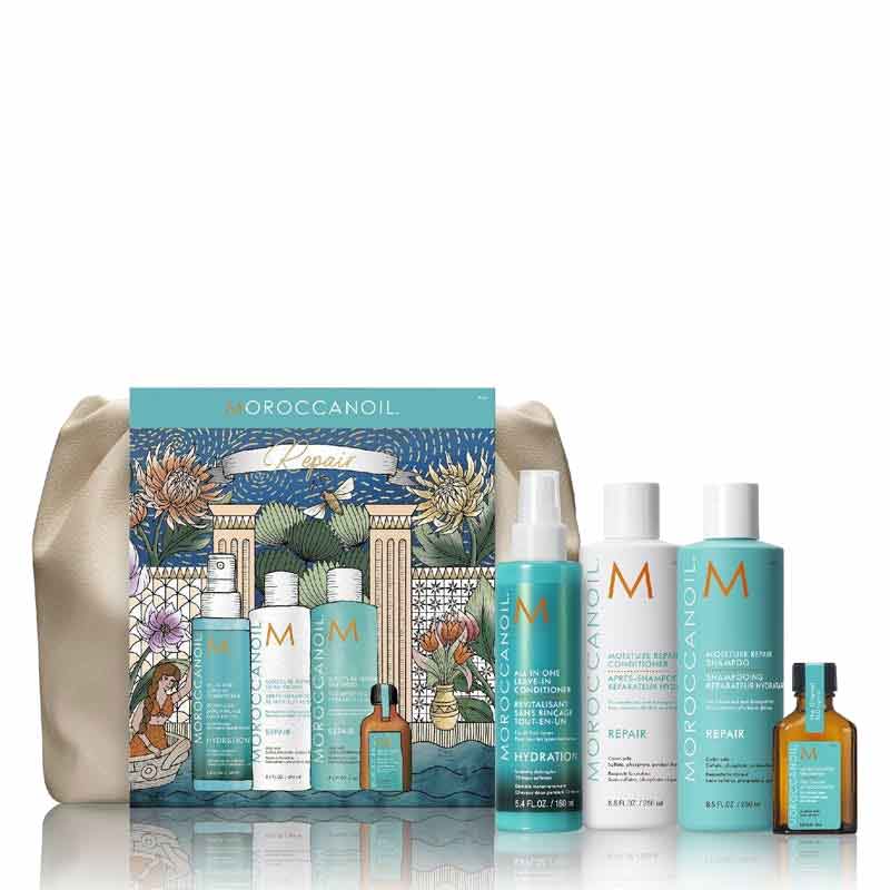 Moroccanoil Christmas Repair Gift Set, damaged hair, Christmas haircare gift set, hair gift set, 2024 Christmas presents