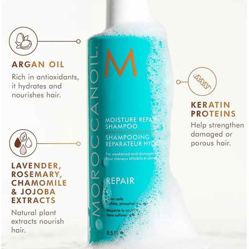 Moroccanoil Moisture Repair Shampoo, Christmas haircare gift set