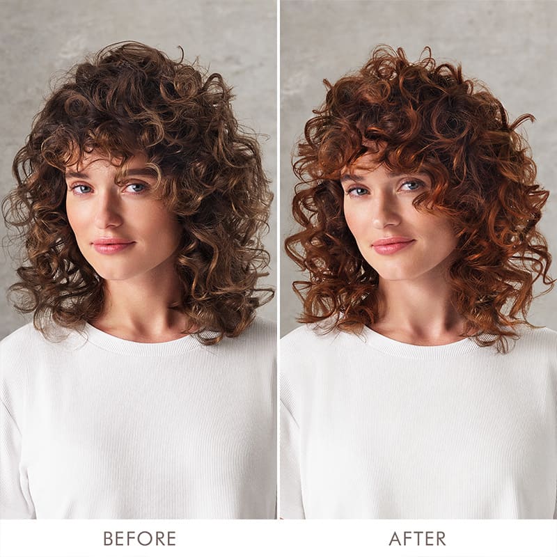 Moroccanoil Copper Colour Depositing Mask | temporary color | vibrant copper | deep-conditioning | medium blonde | medium brown hair.