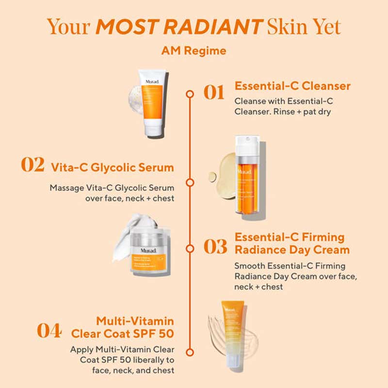 Murad Radiant Skin Skincare Routine, Murad Environmental Shield Range