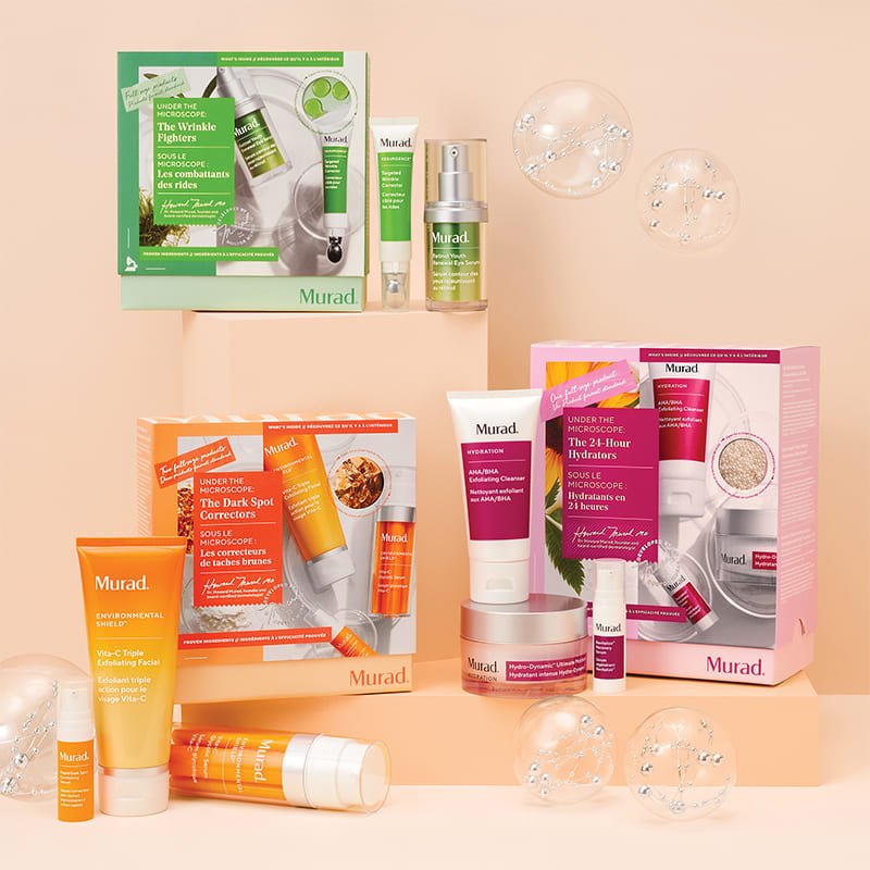 Murad | 24-Hour | Hydrators | Christmas | Gift Set | AHA/BHA | Exfoliating | Cleanser | Hydro-Dynamic | Ultimate Moisture | Revitalixir | Recovery Serum | long-lasting | hydration | refreshed | rejuvenated | dewy | complexion