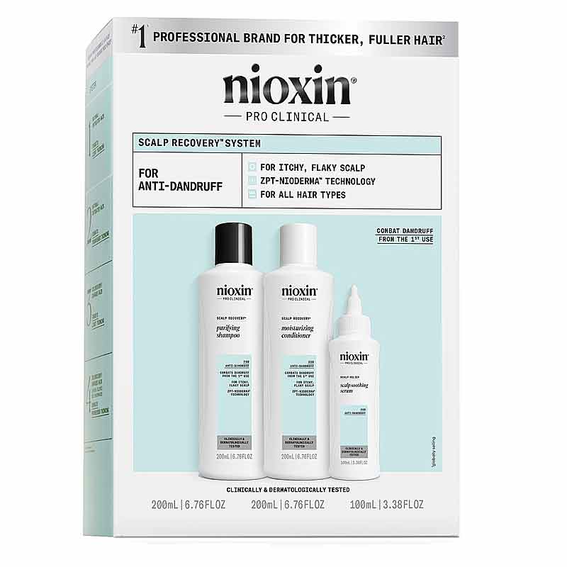 Nioxin | Scalp Recovery | Kit | haircare for dandruff, dry itchy scalp, flaky scalp