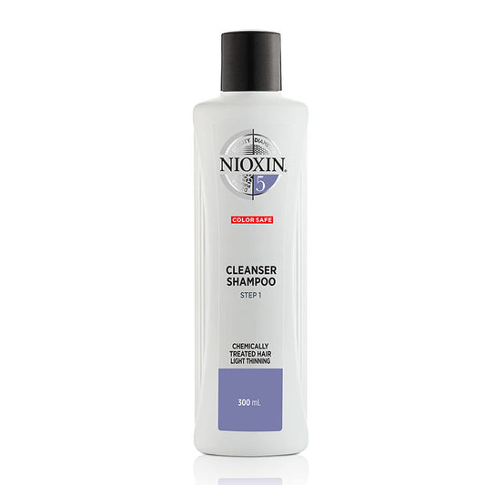 Nioxin | System 5 | Cleanser | daily cleansing | shampoo | removes pollutants | promoting  healthy | strong scalp | peppermint oil | cleanses | thickening | treatment | health | vasodilation | derma level | stimulate blood flow | hair follicle