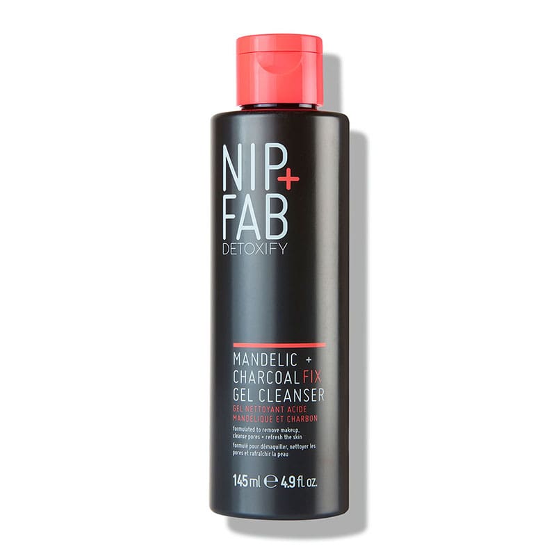 Nip + Fab Charcoal & Mandelic Acid Fix Face Wash | cleanser | cleansing gel | bamboo water | cleanse pores | polish skin | detoxify