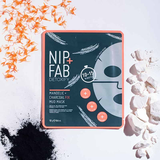 Nip + Fab Charcoal & Mandelic Acid Fix Sheet Mask | sheet mask
